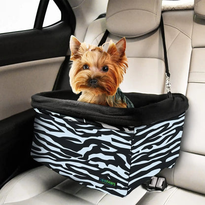 JESPET & GOOPAWS Dog Booster Seats for Cars, Portable Dog Car Seat Travel Carrier with Seat Belt