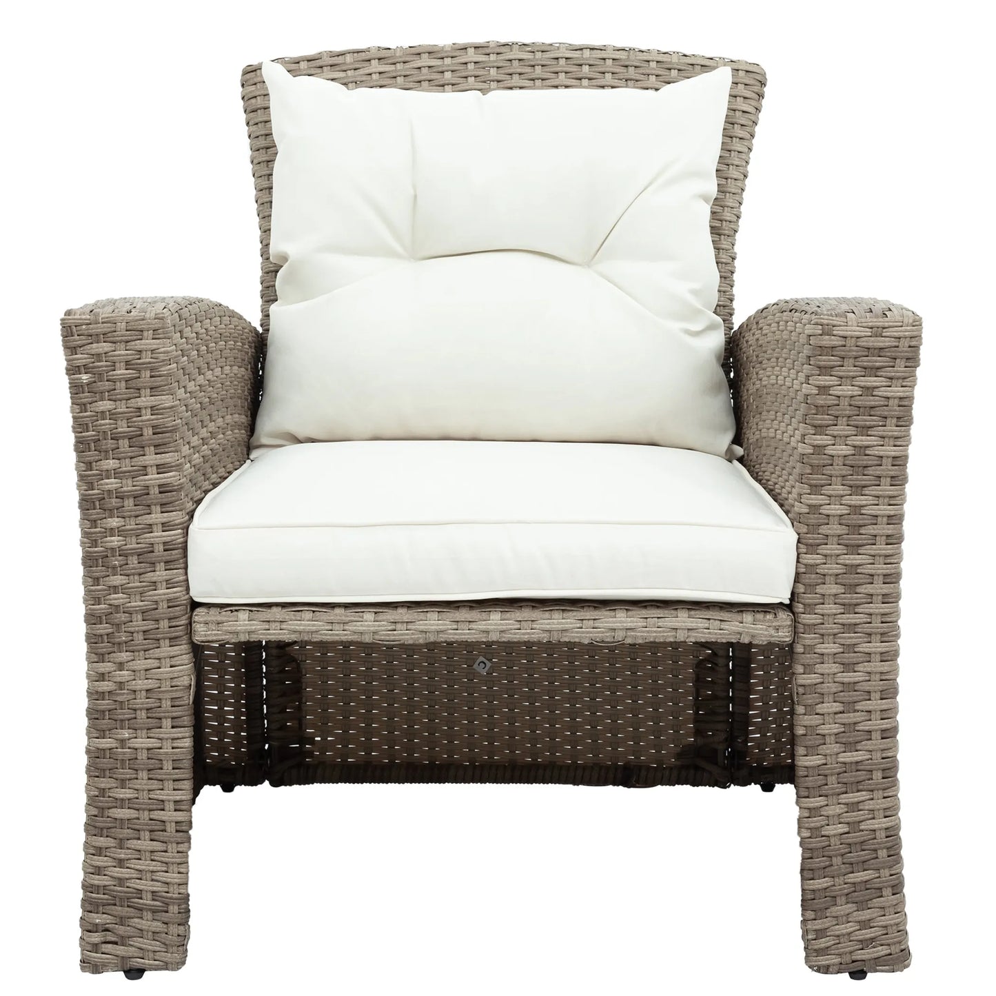 Set Of 4 Piece All Weather Wicker Patio Furniture