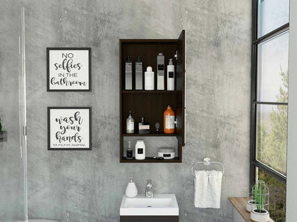 Mariana Medicine Cabinet, One External Shelf, Single Mirror Door