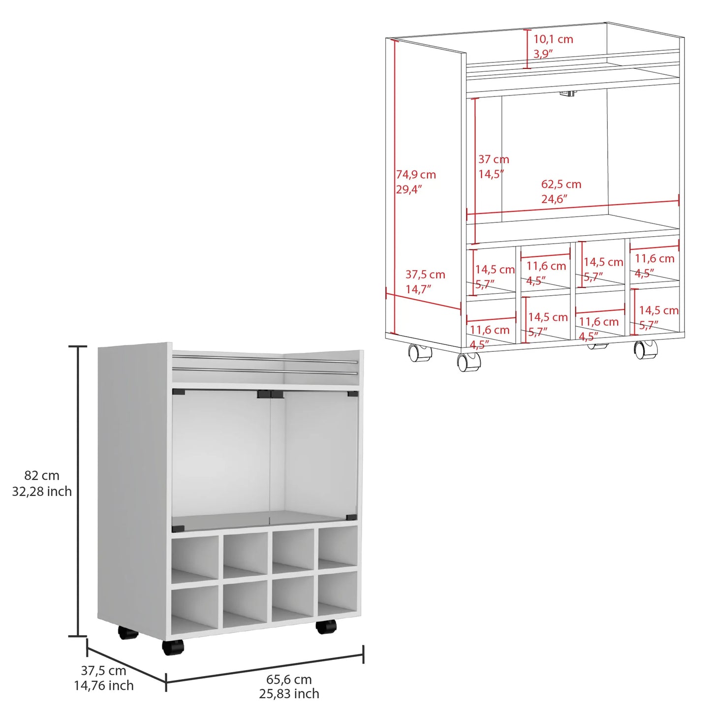 St Andrews Bar Cart
