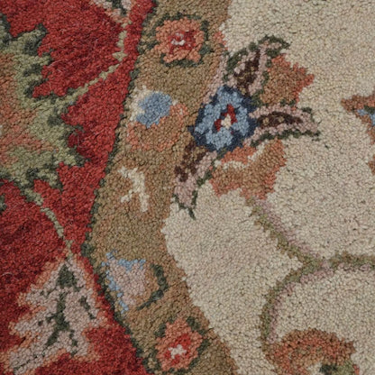 Rugsotic Carpets Hand Tufted Wool Octagon Area Rug Oriental