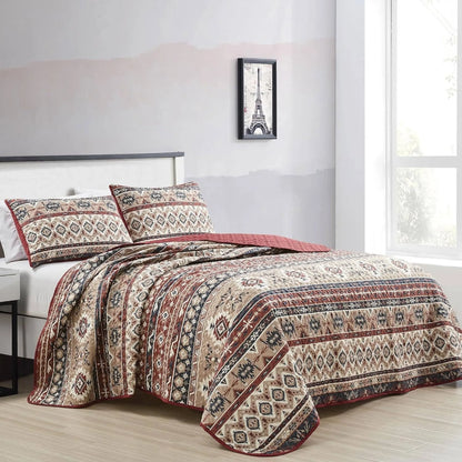 5pcs Assorted Soft Plush Cozy Bed Quilt Sets Queen Size