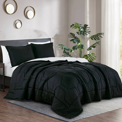 5pcs Assorted Soft Plush Cozy Bed Quilt Sets Queen Size