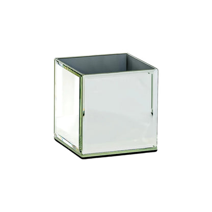 Set of Six MirroGlass Square Table Vases