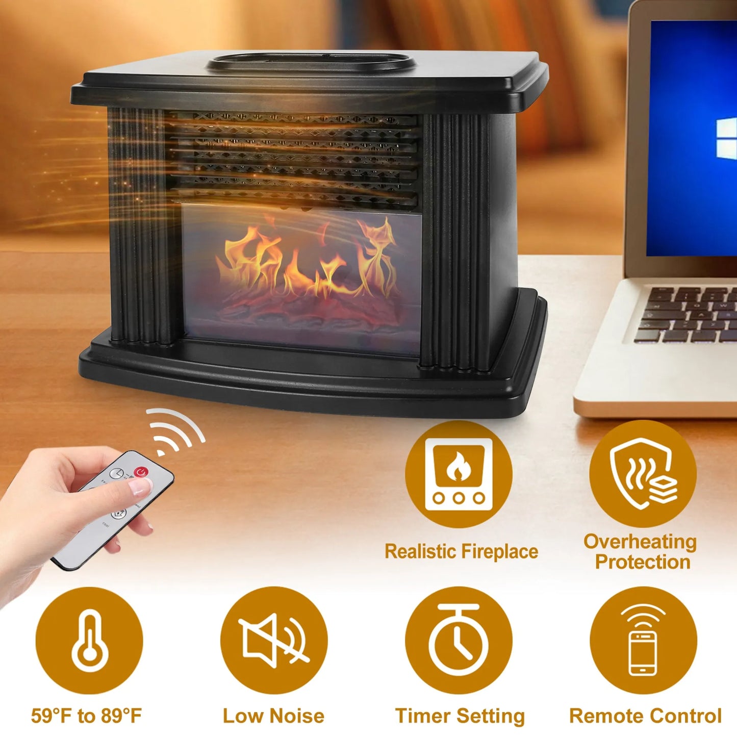 Electric Fireplace Heater